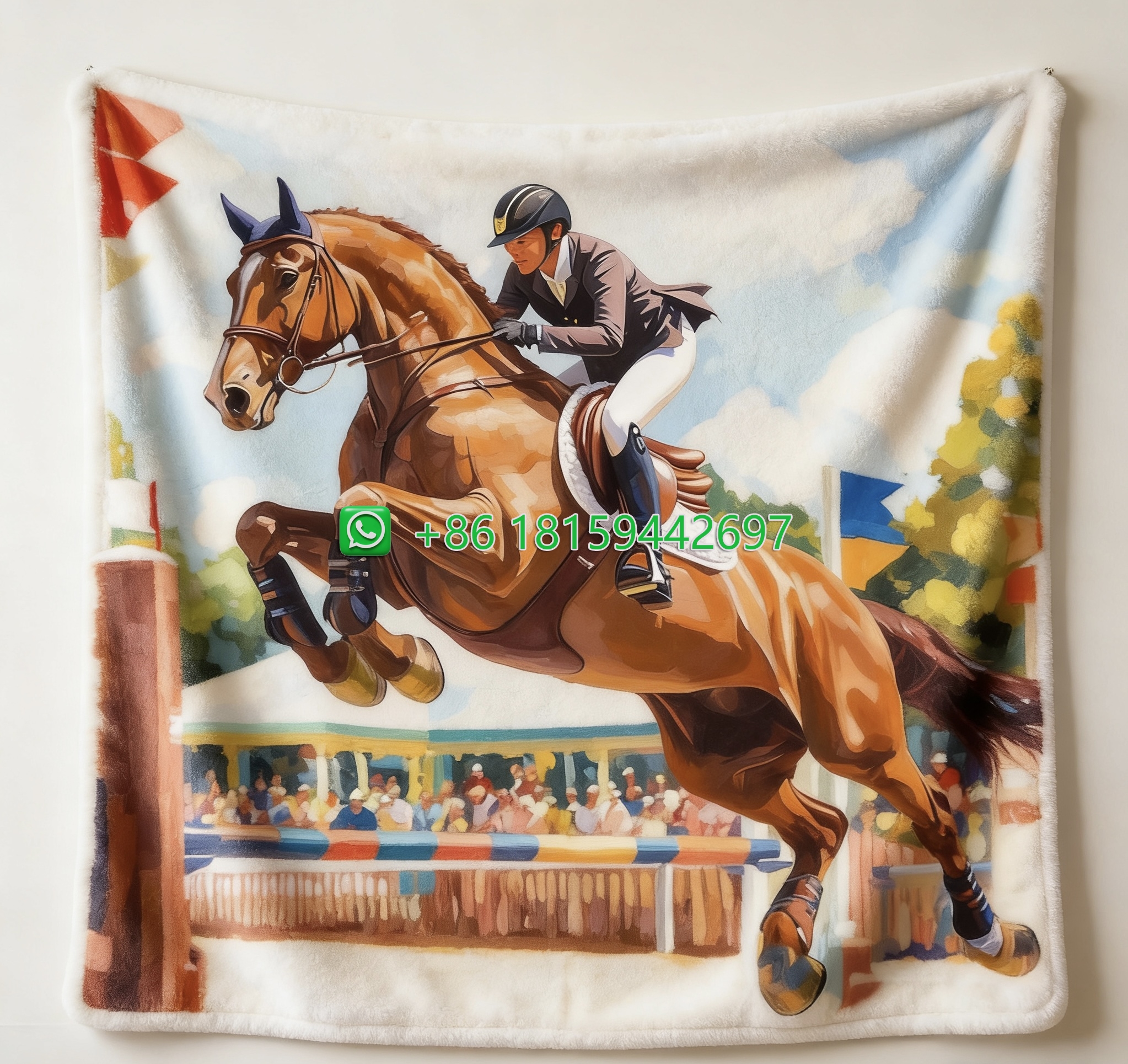 Hermes Throw Blankets